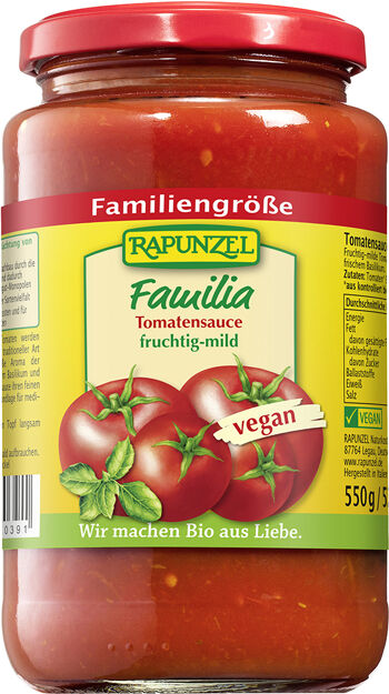 Bio FAMILIA omáčka na těstoviny RAPUNZEL 550 g