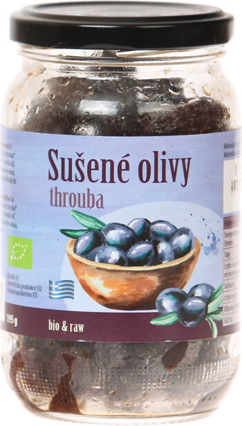 Bio sušené throuba olivy bez nálevu bio*nebio 195 g