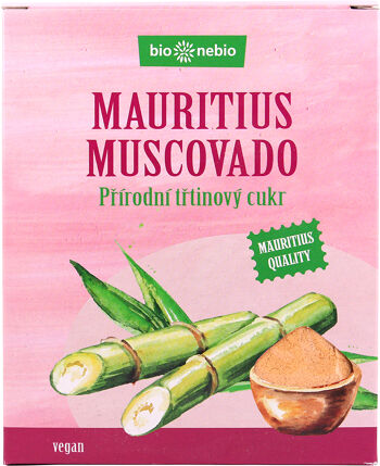 Přírodní třtinový cukr MUSCOVADO bio*nebio 400 g