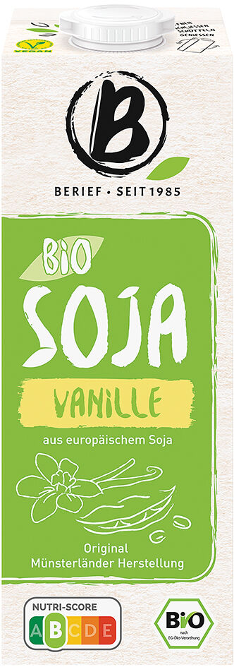 Bio sójový nápoj Vanilka BERIEF 1 l