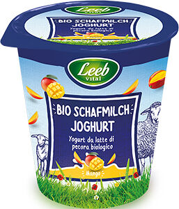 Bio ovčí jogurt mangový LEEB 125 g