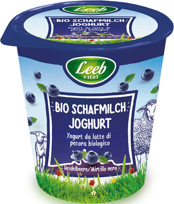 Bio ovčí jogurt borůvkový LEEB 125 g