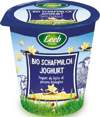 Bio ovčí jogurt vanilkový LEEB 125 g