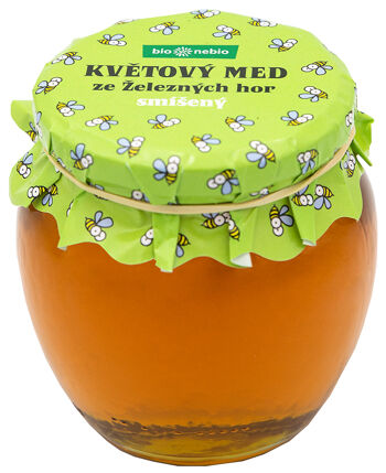 Květový med ze Železných hor smíšený bio*nebio 650 g