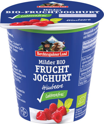 Bio malinový jogurt bez laktózy BGL 150 g