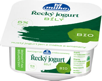 Bio řecký jogurt bílý 5% MILKO 130 g