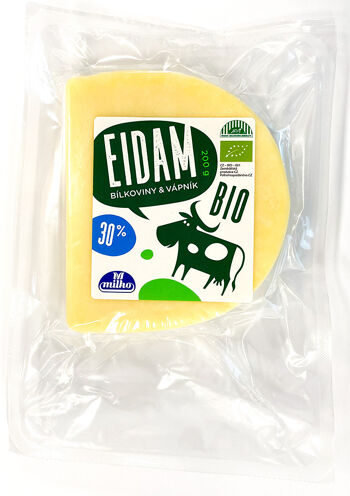 Bio sýr Eidam 30% bloček MILKO 200 g