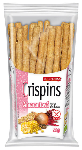 Bio tyčinky amarantové Crispins Extrudo 50 g
