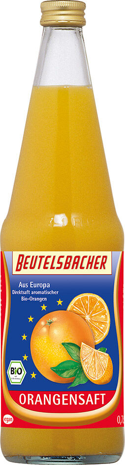 Bio pomerančová šťáva 100% Beutelsbacher 0,7 l