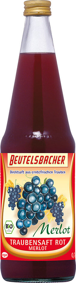Bio hroznová šťáva červená 100% Beutelsbacher 0,7 l