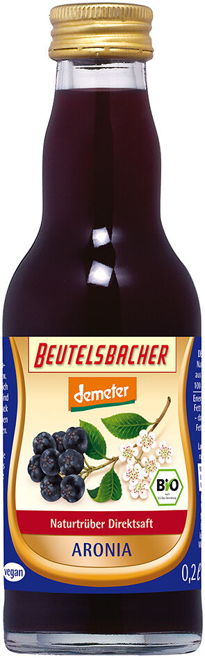 Bio aróniová šťáva 100% Beutelsbacher 0,2 l