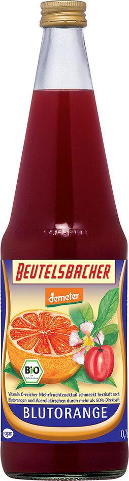 Bio nektar Červený pomeranč Beutelsbacher 0,7 l