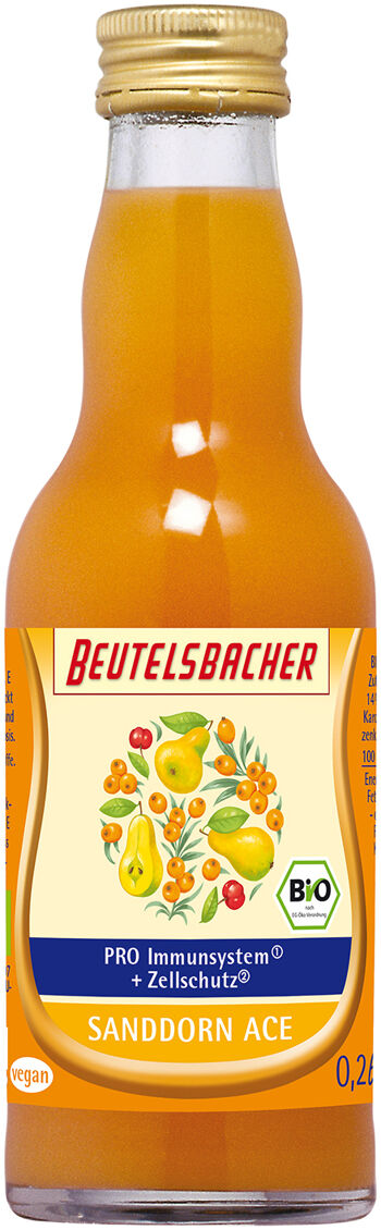 Bio ovocný nápoj Rakytník ACE Beutelsbacher 0,2 l
