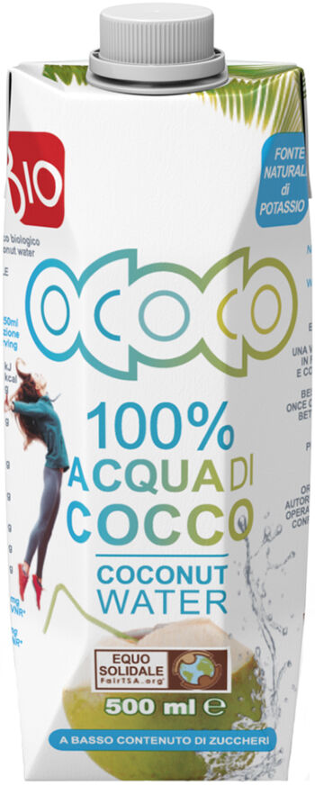 Bio kokosová voda 100% OCOCO 500 ml