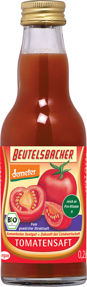 Bio rajčatová šťáva Beutelsbacher 0,2 l