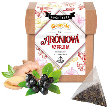 Ovocný čaj Aróniová vzpruha Ovocňák 12 x 4 g