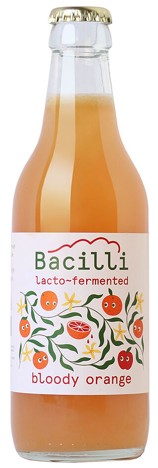 Bio fermentovaná limonáda Bloody orange Bacilli 330 ml