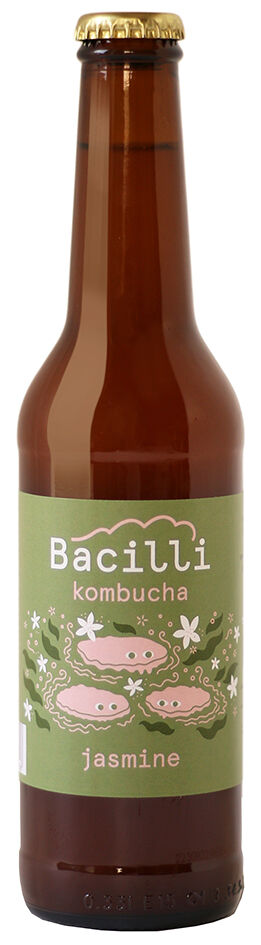 Bio kombucha Jasmín Bacilli 330 ml