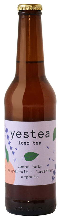 Bio ledový čaj Meduňka-Levandule Yestea 330 ml