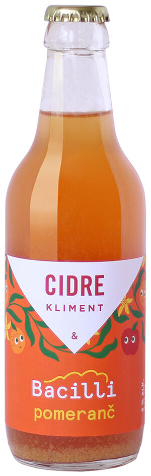 Bio Kliment Cidre Pomeranč 3 % Bacilli 330 ml