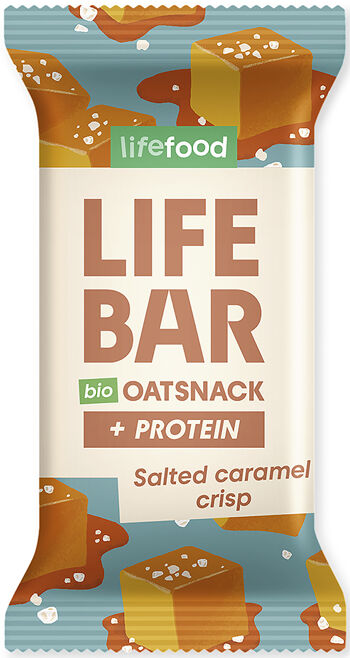Bio proteinová ovesná tyčinka Slaný karamel Lifefood 40 g