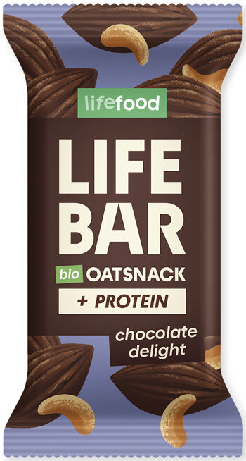 Bio proteinová ovesná tyčinka s čokoládou Lifefood 40 g