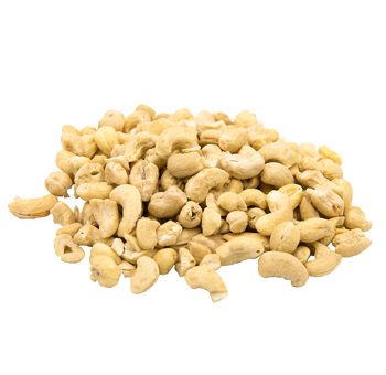Bio kešu ořechy kousky - velké 22,68 kg