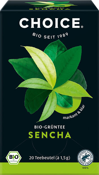 Bio zelený čaj Sencha CHOICE 20 x 1,5 g