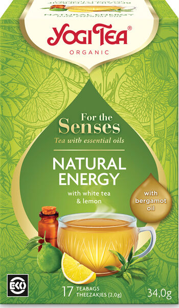 Bio Pro smysly - Přirozená energie Yogi Tea 17 x 2 g