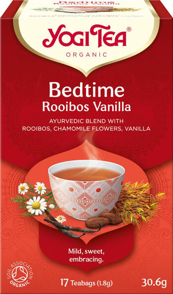 Bio Čas ke spánku Rooibos Vanilka Yogi Tea 17 x 1,8 g