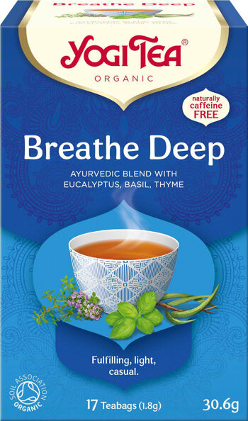 Bio Dýchej zhluboka Yogi Tea 17 x 1,8 g