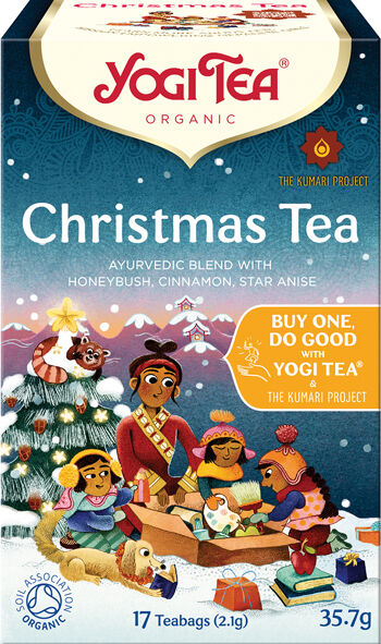 Bio Vánoční čaj Yogi Tea 17 x 2,1 g
