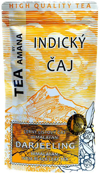 Bio černý čaj Indie Darjeeling Himalayan AMANA 70 g