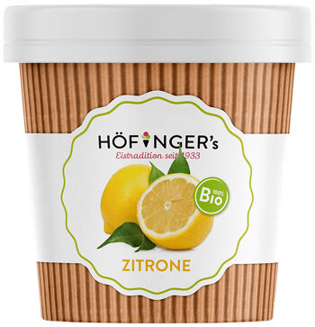 Bio sorbet citrónový vegan Höfingers 360 g