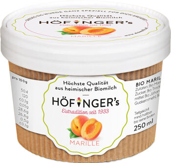 Bio sorbet meruňkový vegan Höfingers 250 ml