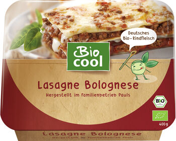 Bio boloňské lasagne mražené BioCool 400 g