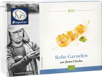 Bio krevety syrové mražené Biopolar 150 g