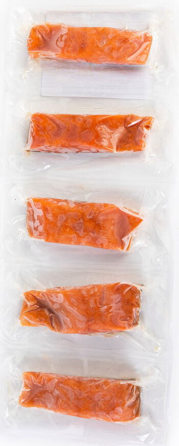 Filety z lososa keta s kůží mražené Eastfish 5 x 125 g