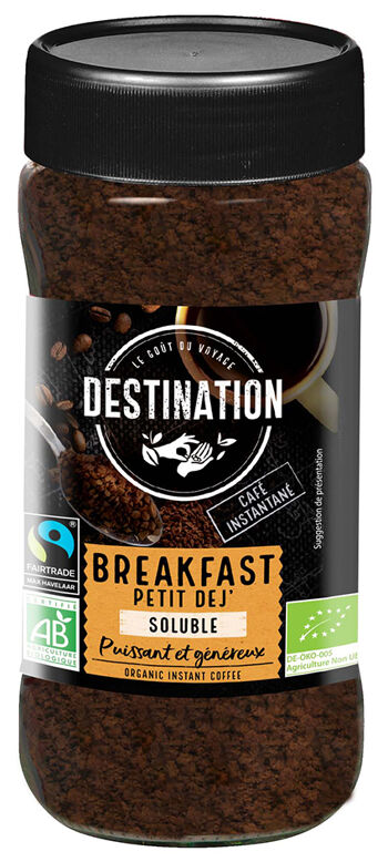Bio instantní káva Breakfast Destination 100 g
