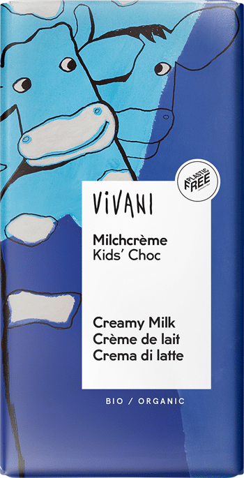 Bio mléčná čokoláda KIDS VIVANI 100 g