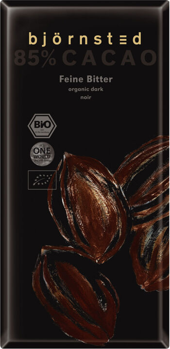 Bio hořká  čokoláda 85% björnsted 100 g