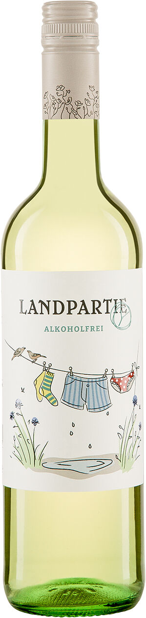 Bio bílé víno nealkoholické Landpartie 0,75 l