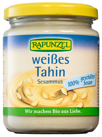 Bio bílé tahini: 100% sezamová pasta RAPUNZEL 250 g