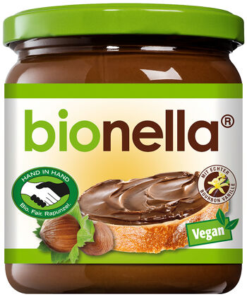 Bio nugátová vegan pomazánka Bionella RAPUNZEL 400 g