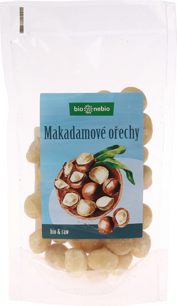 Bio makadamové ořechy bio*nebio 100 g