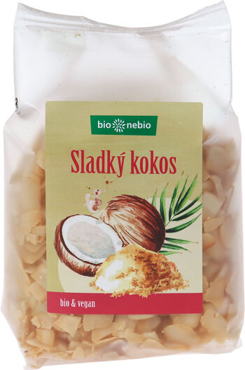 Bio kokosové plátky s kokosovým cukrem bio*nebio 150 g