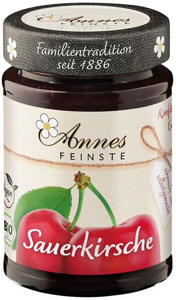 Bio džem višňový výběrový Annes Feinste 225 g