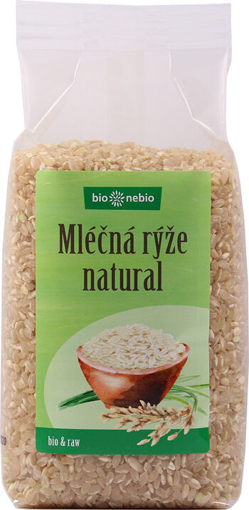 Bio rýže mléčná natural bio*nebio 500 g