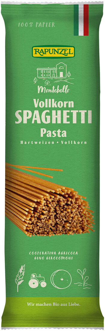 Bio špagety celozrnné RAPUNZEL 500 g
