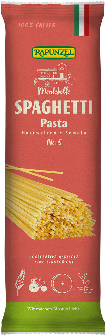 Bio špagety semolina RAPUNZEL 500 g